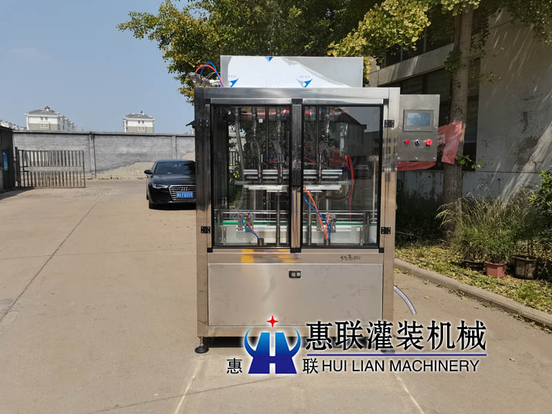 4頭全自動(dòng)活塞食用油灌裝機(jī)